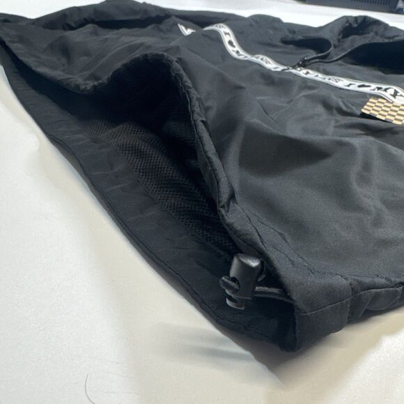 Vans Women's I Love My Vans Size Small Black Full Zip Crop Windbreaker Jacket - Picture 5 of 7